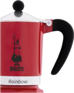 Bialetti Rainbow, Italienische Espresso-Kaffeemaschine, Aluminium, 3 Tassen, Rot 18 Bialetti Rainbow, Italienische Espresso-Kaffeemaschine, Aluminium, 3 Tassen, Rot -Kaffeegetränkeladen c2c26e5b0600ac8b4b549ac97818d5b8