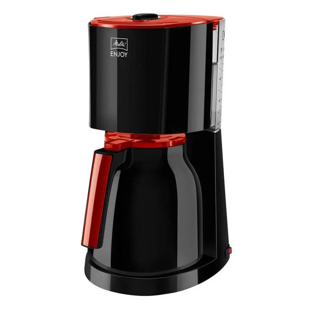 MELITTA 1017-10 Filterkaffeemaschine Mit Enjoy II Therm Isolierkanne - Schwarz Und Rot 4 MELITTA 1017-10 Filterkaffeemaschine Mit Enjoy II Therm Isolierkanne - Schwarz Und Rot – Bild 2