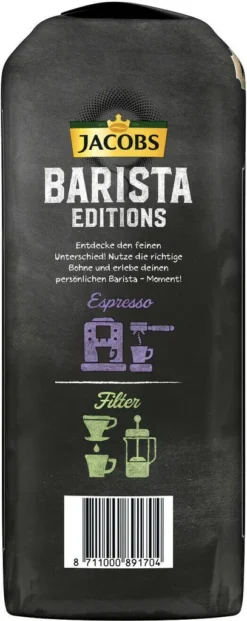 JACOBS Kaffeebohnen Barista Editions Crema 3 Kg Geröstete Bohnen + 1 Jacobs Barista Becher + 1 Dose 13 JACOBS Kaffeebohnen Barista Editions Crema 3 Kg Geröstete Bohnen + 1 Jacobs Barista Becher + 1 Dose -Kaffeegetränkeladen c40e9596687c5302ce75acc9d87cd257