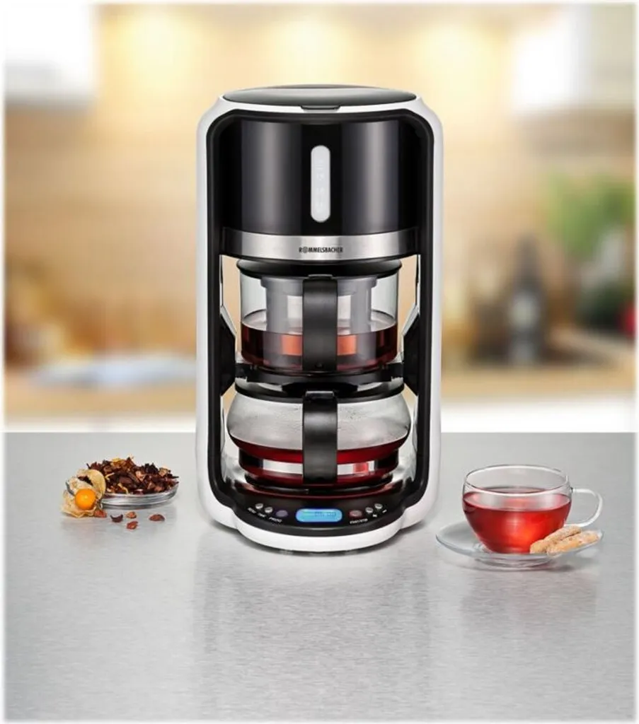 Tee Automat TA 1200, 5 Voreingestellte Programme, 4 Brühtemperaturen, Ziehzeit Bis 10 Minuten Einstellbar, Warmhaltefunktion, 1 Liter Wassertank 4 Tee Automat TA 1200, 5 Voreingestellte Programme, 4 Brühtemperaturen, Ziehzeit Bis 10 Minuten Einstellbar, Warmhaltefunktion, 1 Liter Wassertank – Bild 2