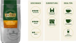 JACOBS Kaffeebohnen Professional Export Traditional Crema Markant 2 X 1 Kg 11 JACOBS Kaffeebohnen Professional Export Traditional Crema Markant 2 X 1 Kg -Kaffeegetränkeladen c5f805df82e49aa5c3ff33eb1b4caf25