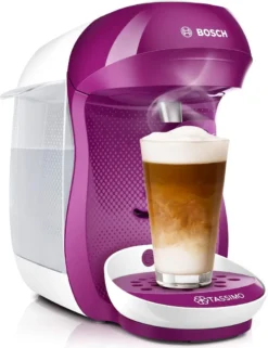 Bosch TASSIMO HAPPY Wild Purple +20 € Gutschein 1400 Watt 0,7 Liter Wassertank 34 Bosch TASSIMO HAPPY Wild Purple +20 € Gutschein 1400 Watt 0,7 Liter Wassertank -Kaffeegetränkeladen c6a666af9b79a37d001e895591a93b14
