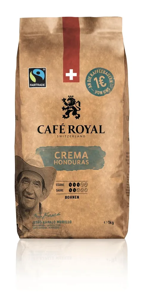CAFE ROYAL Bohnenkaffee Honduras Crema 1kg HONDURAS CREMA 3 CAFE ROYAL Bohnenkaffee Honduras Crema 1kg HONDURAS CREMA