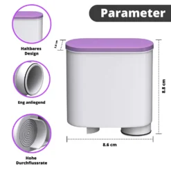 Haysen & Clarvis 6x AquaClear Wasserfilter Für Saeco Und Philips Kaffeevollautomat AquaClean CA6903/10 CA6903/22 CA6903 Kalkfilter, WES040 -Kaffeegetränkeladen ca73576e79d8459b6d595546b427d243