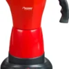 Bestron Elektrischer Espresso-Kocher Mit 360° Basis, Viva Italia, Für 6 Espressotassen: 180 Ml, 480 Watt, Aluminium, Farbe: Rot -Kaffeegetränkeladen cab490b4b65f985688b4fc2c035cd62f
