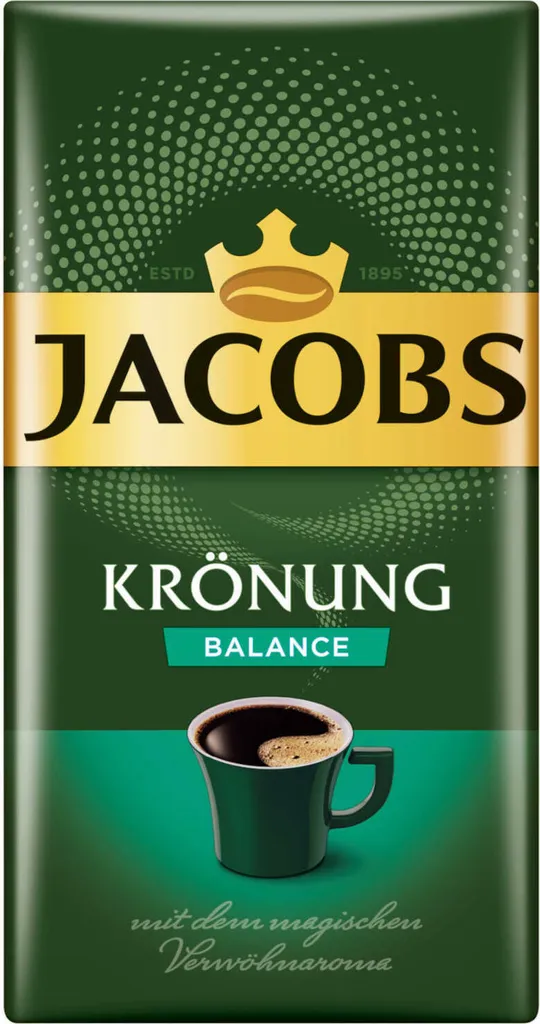 JACOBS Filterkaffee Krönung Balance 6 X 500 G Kaffee Gemahlen + 1 Becher+ 1 Dose 5 JACOBS Filterkaffee Krönung Balance 6 X 500 G Kaffee Gemahlen + 1 Becher+ 1 Dose – Bild 3