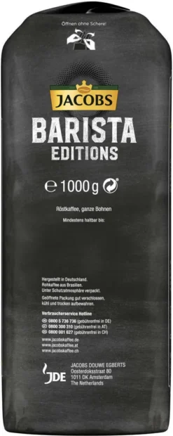 Jacobs Barista Editions Selektion Des Jahres Brasilien, Bohnenkaffee, Ganze Bohnen, Röstkaffee, Kaffeebohnen, 1000 G -Kaffeegetränkeladen cc07a0e86ad8e9d374911280dce7986b