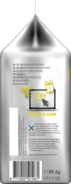 Tassimo Jacobs Caffè Crema Mild | 16 T Discs, Kaffeekapseln -Kaffeegetränkeladen cd19df87399e4d76b916a122382a8864