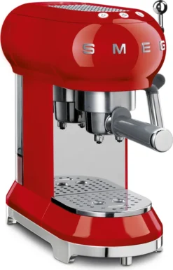 SMEG Espresso Kaffeemaschine Rot ECF01RDEU -Kaffeegetränkeladen cdd5250c11221b294da4ffd288191716