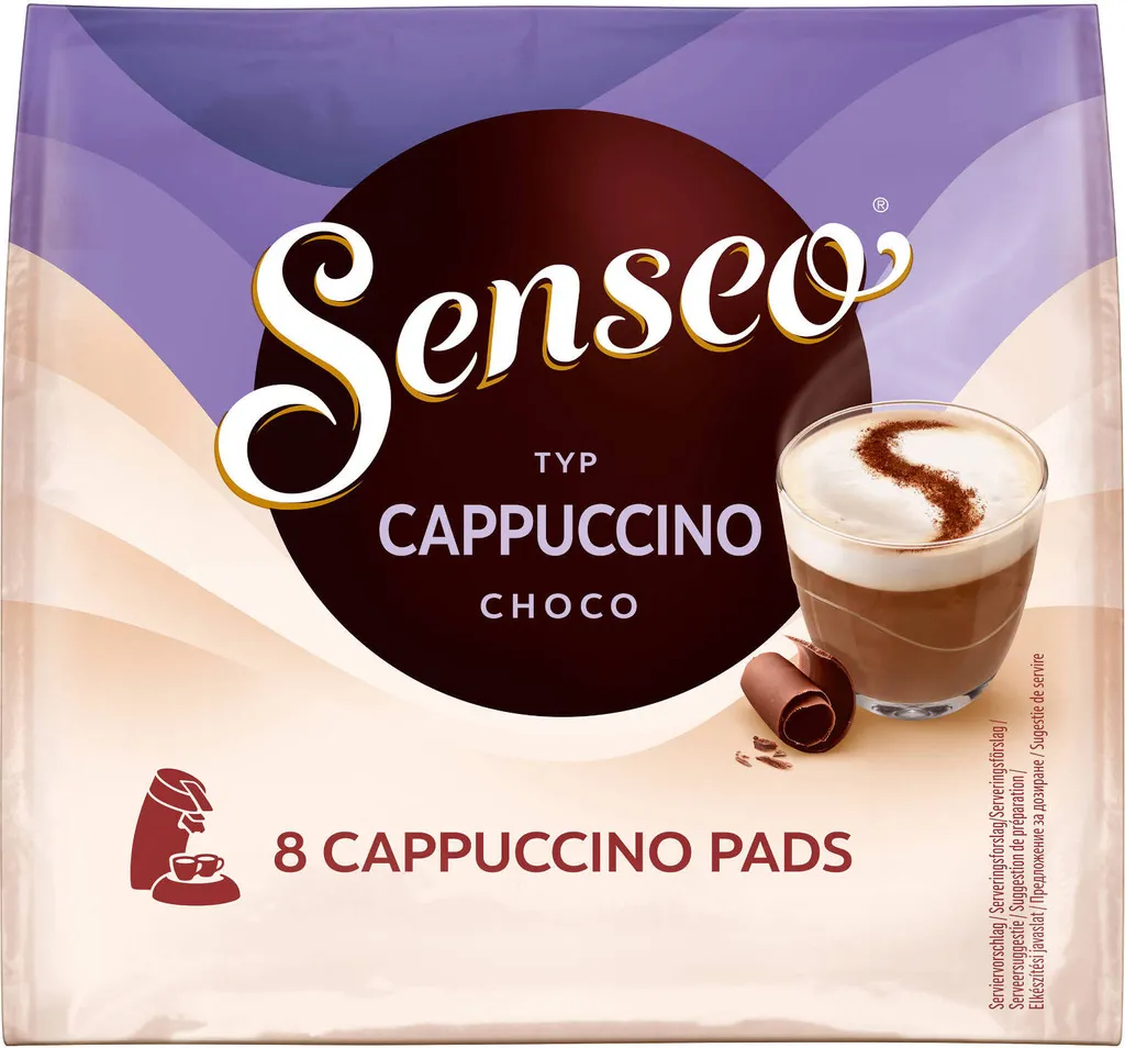 SENSEO Typ Cappuccino Choco Pads 10er Pack - 10 X 8 Getränke 4 SENSEO Typ Cappuccino Choco Pads 10er Pack - 10 X 8 Getränke – Bild 2