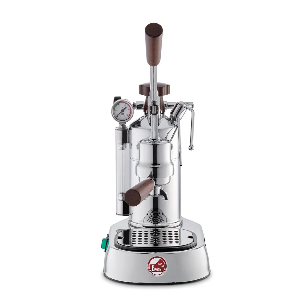 LA PAVONI Kaffeemaschine Espresso Professional Lusso Holzgriff 4 LA PAVONI Kaffeemaschine Espresso Professional Lusso Holzgriff – Bild 2