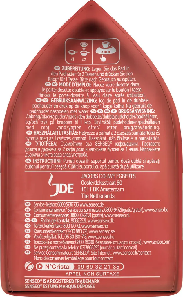 SENSEO Cappuccino Baileys Pads Sahnelikörgeschmack 10er Pack - 10 X 8 Getränke 8 SENSEO Cappuccino Baileys Pads Sahnelikörgeschmack 10er Pack - 10 X 8 Getränke – Bild 6