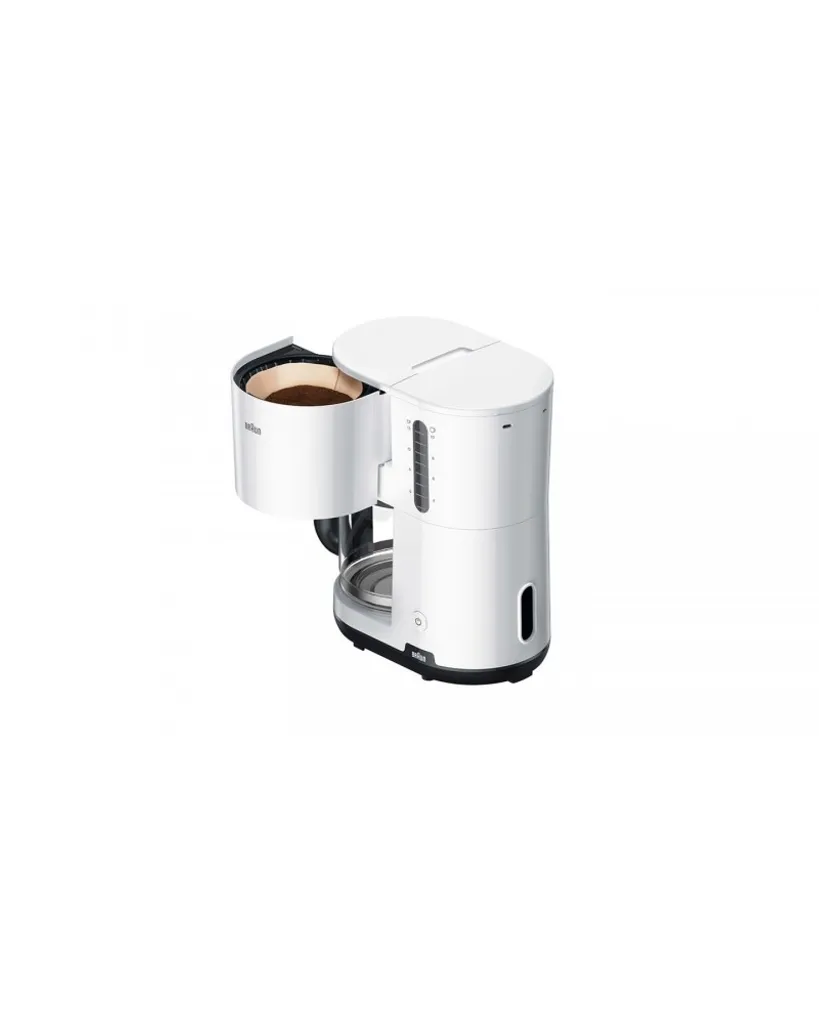 BRAUN HH Kaffeeautomat 10T 1000W Aroma Glaskanne Weiß KF1100WH 8 BRAUN HH Kaffeeautomat 10T 1000W Aroma Glaskanne Weiß KF1100WH – Bild 6