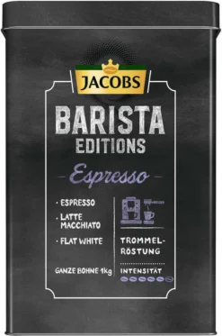 JACOBS Kaffeebohnen Barista Editions Espresso 3 Kg Espressobohnen + 1 Jacobs Barista Becher +1 Dose 21 JACOBS Kaffeebohnen Barista Editions Espresso 3 Kg Espressobohnen + 1 Jacobs Barista Becher +1 Dose -Kaffeegetränkeladen d1f2901799a0449b8ddfa5c0126fd4af 4