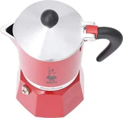 Bialetti Rainbow, Italienische Espresso-Kaffeemaschine, Aluminium, 3 Tassen, Rot 26 Bialetti Rainbow, Italienische Espresso-Kaffeemaschine, Aluminium, 3 Tassen, Rot -Kaffeegetränkeladen d3d07f6177f6fe93083c7a1c944e555b
