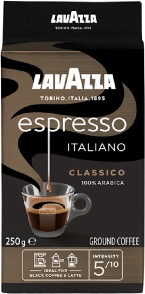 Lavazza Espresso Italiano Classico 8x250 G (gemahlener Kaffee) 4 Lavazza Espresso Italiano Classico 8x250 G (gemahlener Kaffee) – Bild 2