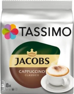 Tassimo Jacobs Cappuccino Classico | 8 T Discs, Kaffeekapseln -Kaffeegetränkeladen d63cc5074b8d2c6a141a9ea8dc7f2b26