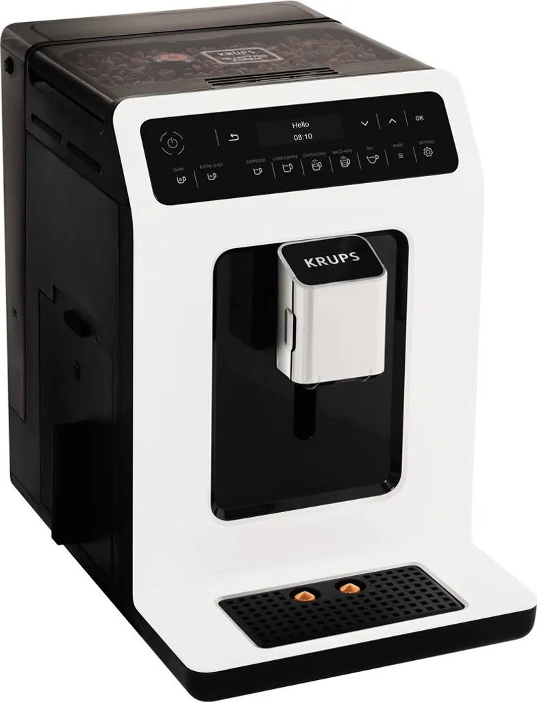 Krups Evidence EA8901 Freistehende Vollautomatische Espressomaschine 2,3L 2Tassen White - Kaffeemaschine (Freistehend, Espressomaschine, 2,3 L, Integriertes Mahlwerk, 1450 W, Weiß) 3 Krups Evidence EA8901 Freistehende Vollautomatische Espressomaschine 2,3L 2Tassen White - Kaffeemaschine (Freistehend, Espressomaschine, 2,3 L, Integriertes Mahlwerk, 1450 W, Weiß)