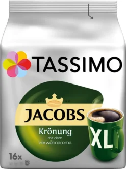 TASSIMO Kapseln 3x16 Jacobs Krönung XL + 3x16 Krönung Kräftig XL T Discs - Insgesamt 96 Getränke -Kaffeegetränkeladen d6c9bb09dce6d252d1a5815e3861c16d 3