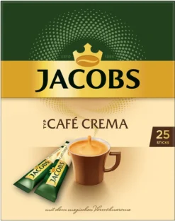 JACOBS Typ Cafe Crema Löslicher Kaffee 12 X 25 Sticks -Kaffeegetränkeladen d825d4bd1c168888920794dcd6680ab9