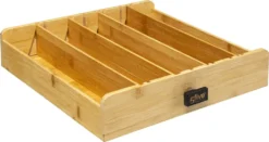 5five Simply Smart Aufbewahrungsbox Kaffe Kapsel Modern Metall Bambus Schwarz/braun 7,5cm X 33cm X 31cm -Kaffeegetränkeladen d9b4fed6c4c9a64d4f4df2719717f44a