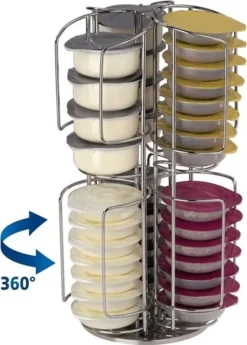 Tassimo Jacobs Latte Macchiato Classico 8er Pack, 264 G Packung Plus Tassimo Drehständer Passend Für 6 Sorten A 8 T-Disc Drehbar -Kaffeegetränkeladen d9bdb6b3f98791563d1b1bf15d09f1f3 1