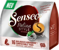 SENSEO Pads Italian Style Senseopads UTZ 80 Getränke Kaffeepads 12 SENSEO Pads Italian Style Senseopads UTZ 80 Getränke Kaffeepads -Kaffeegetränkeladen da20544efa2cd6ef4cba2f0a2408d75b