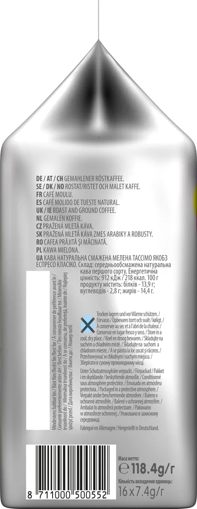 Tassimo Jacobs Espresso Classico | 16 T Discs, Kaffeekapseln 5 Tassimo Jacobs Espresso Classico | 16 T Discs, Kaffeekapseln – Bild 3