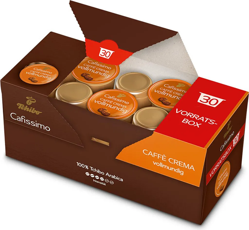 Tchibo Cafissimo Caffè Crema Vollmundig Kapseln, 30 Stück 3 Tchibo Cafissimo Caffè Crema Vollmundig Kapseln, 30 Stück