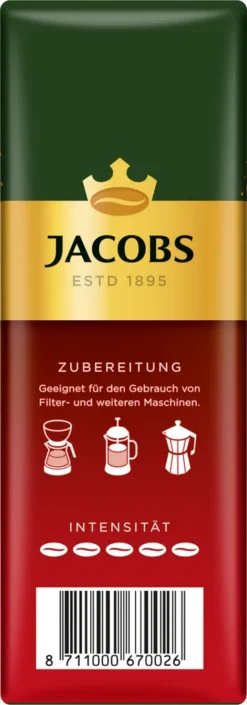 Jacobs Filterkaffee Meister Röstung | Gemahlen | 500g 11 Jacobs Filterkaffee Meister Röstung | Gemahlen | 500g -Kaffeegetränkeladen db1b1fc03e7e339915906d55e72121ba