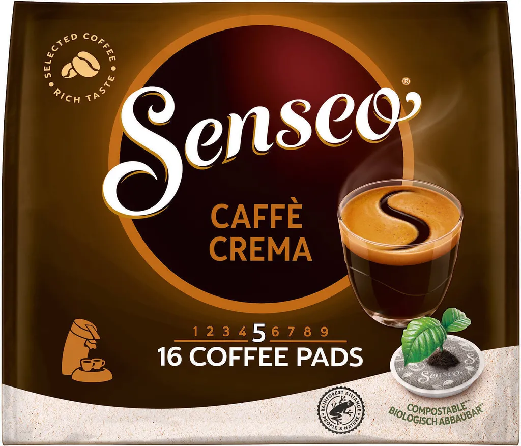 SENSEO Pads Caffè Crema Senseopads 80 Getränke Pads Softpads 4 SENSEO Pads Caffè Crema Senseopads 80 Getränke Pads Softpads – Bild 2