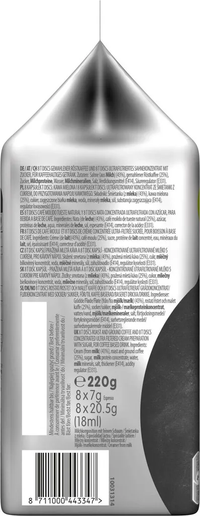 TASSIMO Coffee Shop Selections Flat White T Discs Kapseln 5er Pack 5x8 Getränke 6 TASSIMO Coffee Shop Selections Flat White T Discs Kapseln 5er Pack 5x8 Getränke – Bild 4