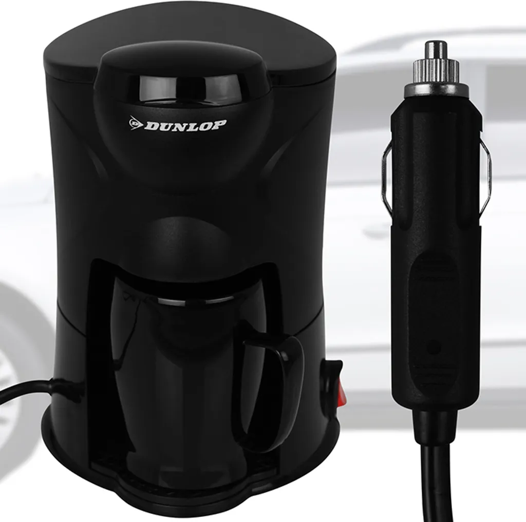 Dunlop 12V Auto Kaffeemaschine Für 1 Tasse 4 Dunlop 12V Auto Kaffeemaschine Für 1 Tasse – Bild 2