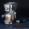 GASTRONOMA 18110001 Espressomaschine Baristo. Siebträgermaschine Mit 15 Bar Druck Und Milchaufschäumer 2 GASTRONOMA 18110001 Espressomaschine Baristo. Siebträgermaschine Mit 15 Bar Druck Und Milchaufschäumer -Kaffeegetränkeladen de80bfe7fe0d27ba52e97f7c2a22c6ac