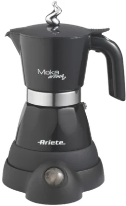 Ariete Elektrische Espressokanne Moka Aroma 480 W Schwarz -Kaffeegetränkeladen e0a6600253c4982d589cc4f3dd1845d0