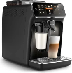 Philips Kaffeevollautomat 5400 Series, 12 Kaffeespezialitäten, LatteGo Milchsystem, Touchdisplay, Schwarz (EP5441/50) -Kaffeegetränkeladen e0ec287710dfc2dadb8632d4419ee2e3