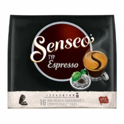 SENSEO Espresso Kaffee Pads 5er Pack - 5 X 16 Getränke -Kaffeegetränkeladen e193f492367b047b73fb9d05bbda33fc