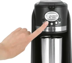 Kaffeemaschine Mahlwerk Filterkaffeemaschine To Go Isolierbecher Timer Display -Kaffeegetränkeladen e218c7b08cb934f74ba6e21b6d084a22