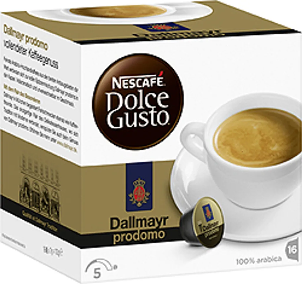 Nescafé® Nescafé Dolce Gusto Dallmayr Prodomo | 16 Kaffeekapseln 3 Nescafé® Nescafé Dolce Gusto Dallmayr Prodomo | 16 Kaffeekapseln