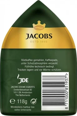 Jacobs Crema Pads Kräftig | 18 Senseo Kompatible Kaffeepads, 118 G -Kaffeegetränkeladen e27a5cd2dbc22e4915e4024fa5541e26