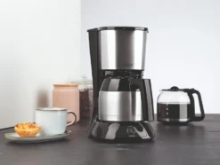 Kaffeemaschine Filter Kaffeemaschine 10 Tassen Thermoskanne Edelstahl Glaskanne -Kaffeegetränkeladen e2e1c16ea18f5fb36fabb6fc9ead0626