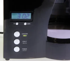 Melitta Optima Timer 100801 Bk, Filterkaffeemaschine Mit Glaskanne Und Timer-Funktion, Abnehmbarer Wassertank, Schwarz -Kaffeegetränkeladen e308fc9078940bf19a5303098713758f
