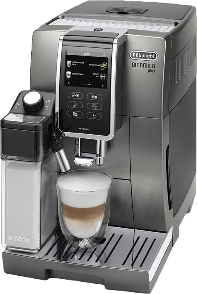De'Longhi DeLonghi ECAM 370.95.T Dinamica Plus Kaffeevollautomat Silber 3 De'Longhi DeLonghi ECAM 370.95.T Dinamica Plus Kaffeevollautomat Silber