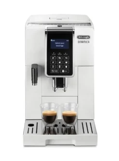 Delonghi ECAM 353.75.W Dinamica Kaffeevollautomat Weiß 1450 Watt 1,8L Tank -Kaffeegetränkeladen e587ee8b7fbd369eadfc99288fd9d4cf