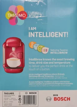 Bosch Tassimo Vivy2 Kapselmaschine TAS1401, Kompaktes Design, Vollautomatisch, Geeignet Für Alle Tassen - Pink 29 Bosch Tassimo Vivy2 Kapselmaschine TAS1401, Kompaktes Design, Vollautomatisch, Geeignet Für Alle Tassen - Pink -Kaffeegetränkeladen e60cd99fdc41b5d9d85b796ecafc156c