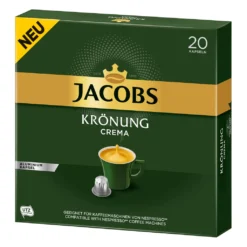 JACOBS Kapseln Krönung Crema 200 Nespresso®* Kompatible Kaffeekapseln 10x20 -Kaffeegetränkeladen e648c60761845bfd19cd7abb59c41e21