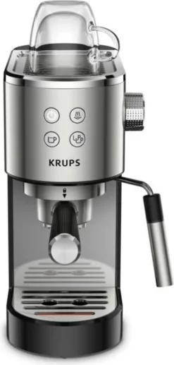 Krups XP 442 - Espresso Siebträger - Edelstahl/schwarz -Kaffeegetränkeladen e66d8f3aec8d5606e8616e6da87ee865