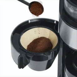 Severin KA 4811 Filterkaffeemaschine Mit Mahlwerk Für 6 Tassen Edelstahl Schwarz -Kaffeegetränkeladen e7fcd70b8ec5ff67a8ef64f74247a9ad