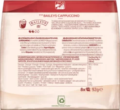 SENSEO Cappuccino Baileys Pads Sahnelikörgeschmack 10er Pack - 10 X 8 Getränke 14 SENSEO Cappuccino Baileys Pads Sahnelikörgeschmack 10er Pack - 10 X 8 Getränke -Kaffeegetränkeladen ea1e27bbd138befba8f1cfaf254ec1cb
