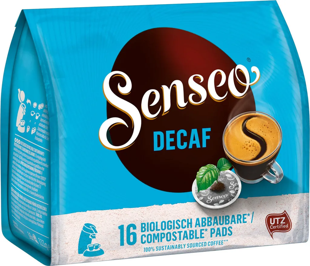 SENSEO Pads Decaf Entkoffeiniert Senseopads UTZ 80 Getränke Pads 5 SENSEO Pads Decaf Entkoffeiniert Senseopads UTZ 80 Getränke Pads – Bild 3